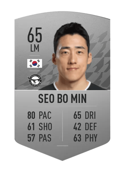 Seo Bo Min Common 65 OVR