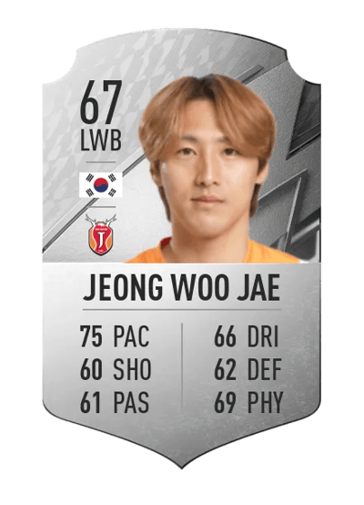Jeong Woo Jae Rare 67 OVR