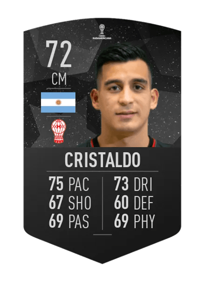 Franco Cristaldo CONMEBOL SUDAMERICANA 72 OVR