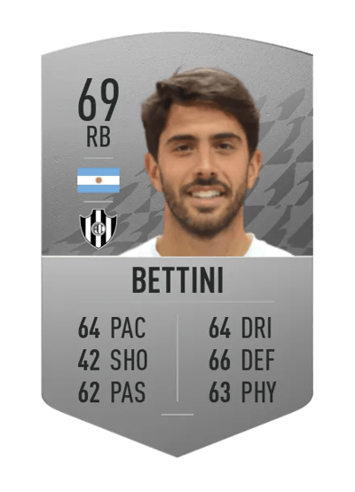 Gonzalo Bettini Common 69 OVR