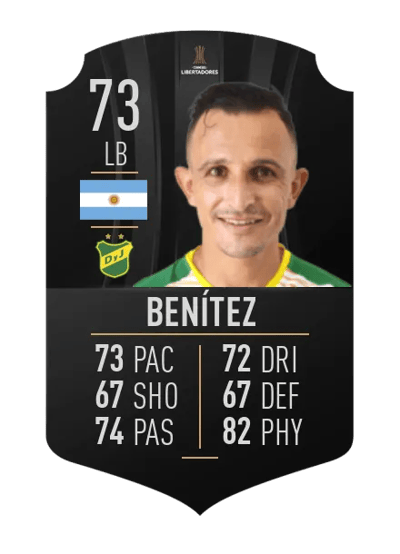 Marcelo Benítez CONMEBOL LIBERTADORES 73 OVR