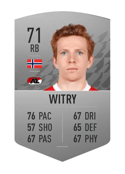 Aslak Fonn Witry Common 71 OVR