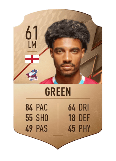 Devarn Green Rare 61 OVR