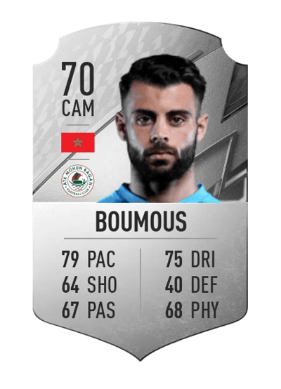 Hugo Boumous Rare 70 OVR