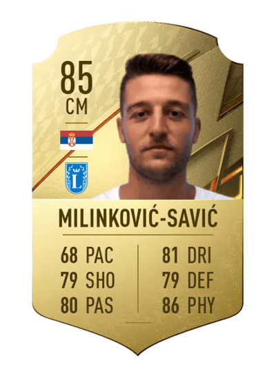 Sergej Milinković-Savić Rare 85 OVR
