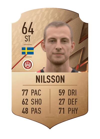 Gustaf Nilsson Rare 64 OVR