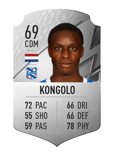 Rodney Kongolo Rare 69 OVR