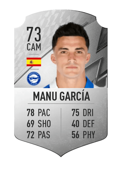 Manu García Rare 73 OVR