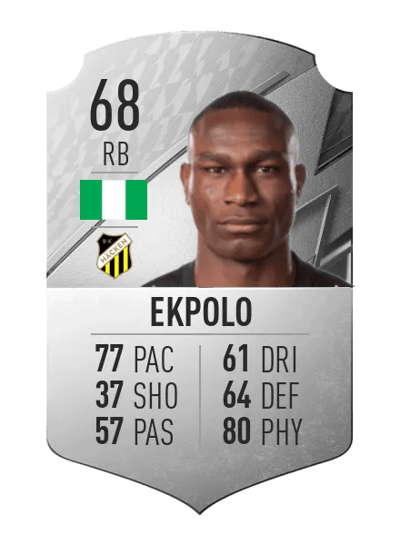 Godswill Ekpolo Rare 68 OVR