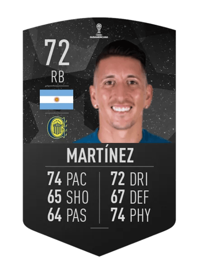 Damián Martínez CONMEBOL SUDAMERICANA 72 OVR