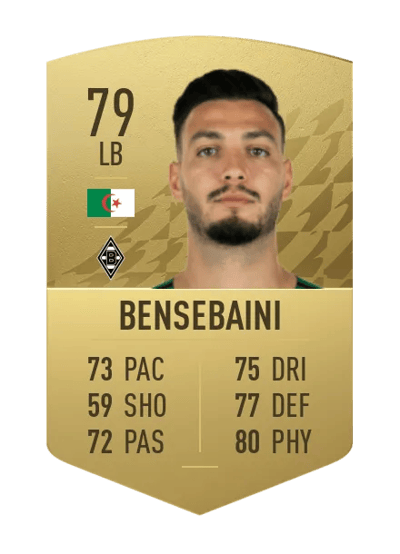 Ramy Bensebaini Common 79 OVR