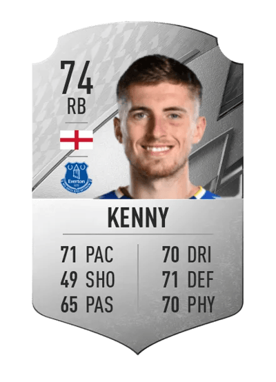 Jonjoe Kenny Rare 74 OVR