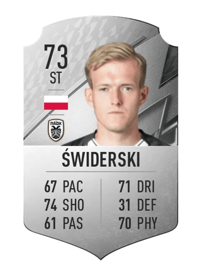 Karol Świderski Rare 73 OVR