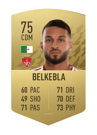 Haris Belkebla Common 75 OVR
