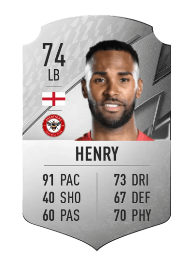 Rico Henry Rare 74 OVR