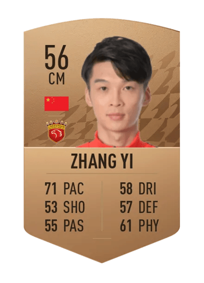 Zhang Yi Common 56 OVR