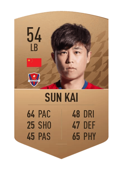 Sun Kai Common 54 OVR