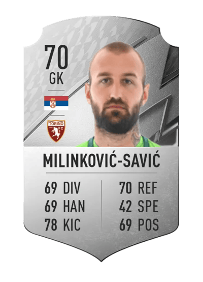 Vanja Milinković-Savić Rare 70 OVR