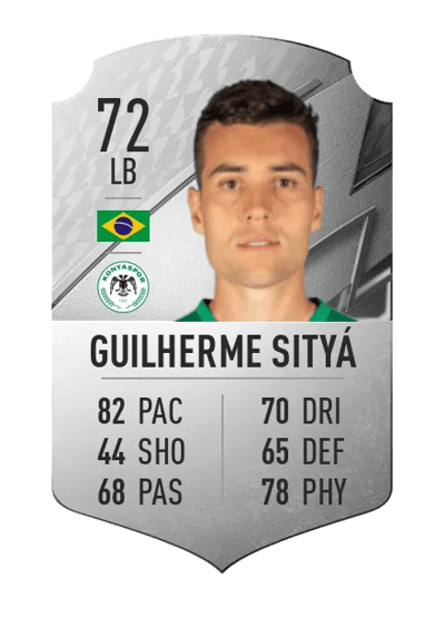 Guilherme Sityá Rare 72 OVR