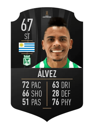 Jonatan Álvez CONMEBOL LIBERTADORES 67 OVR