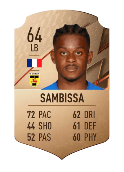 David Sambissa Rare 64 OVR