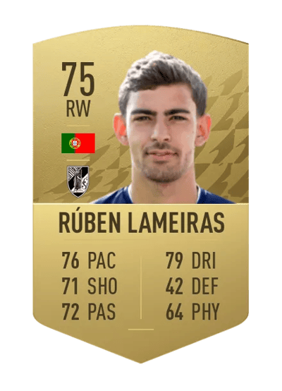 Rúben Lameiras Common 75 OVR
