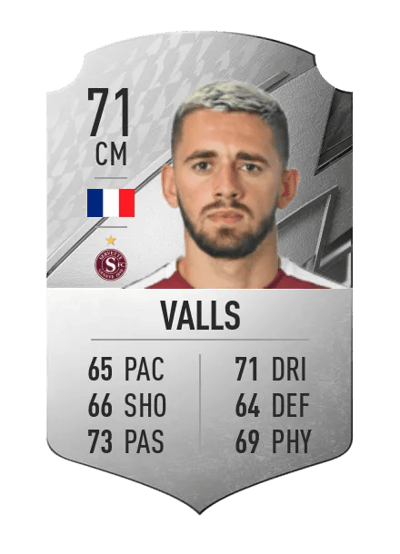 Théo Valls Rare 71 OVR