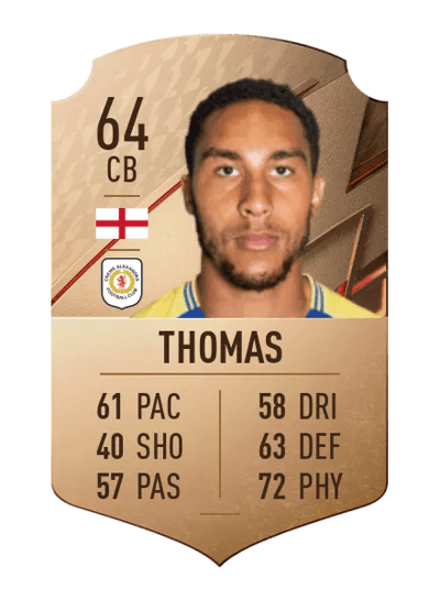 Terell Thomas Rare 64 OVR