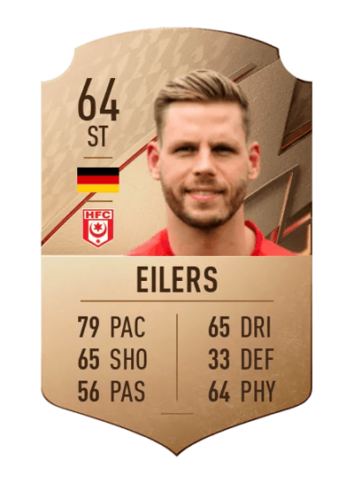 Justin Eilers Rare 64 OVR