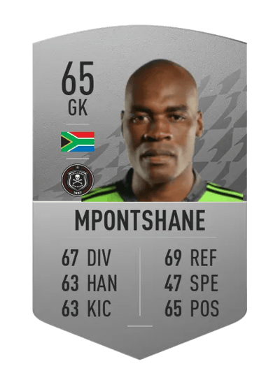 Siyabonga Mpontshane Common 65 OVR