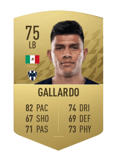Jesús Gallardo Common 75 OVR