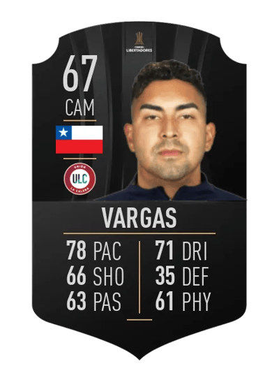 Jeisson Vargas CONMEBOL LIBERTADORES 67 OVR