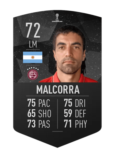 Víctor Ignacio Malcorra CONMEBOL SUDAMERICANA 72 OVR