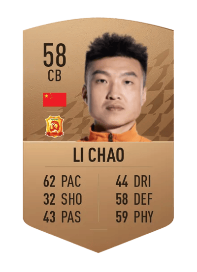 Li Chao Common 58 OVR