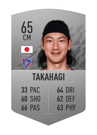Yojiro Takahagi Common 65 OVR