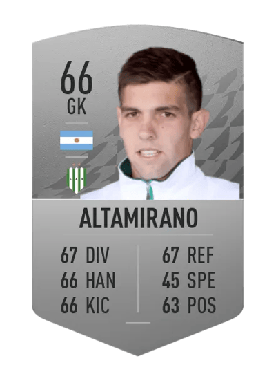 Facundo Altamirano Common 66 OVR