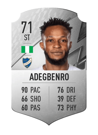 Samuel Adegbenro Rare 71 OVR
