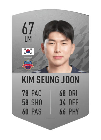 Kim Seung Joon Common 67 OVR