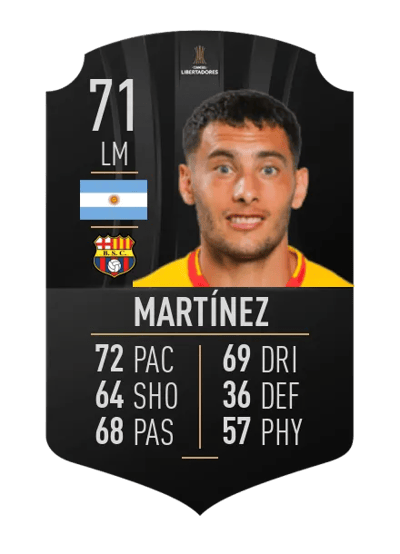 Emmanuel Martínez CONMEBOL LIBERTADORES 71 OVR