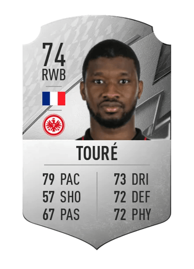 Almamy Touré Rare 74 OVR