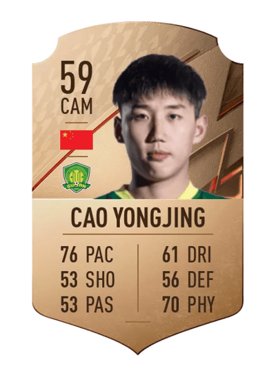 Cao Yongjing Rare 59 OVR