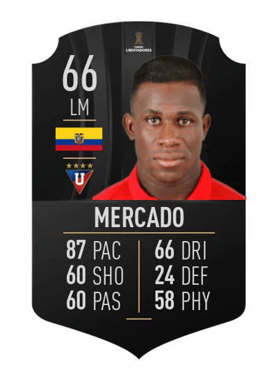 Kevin Mercado CONMEBOL LIBERTADORES 66 OVR