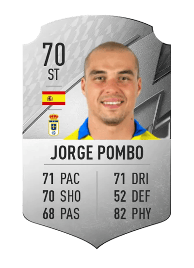 Jorge Pombo Rare 70 OVR