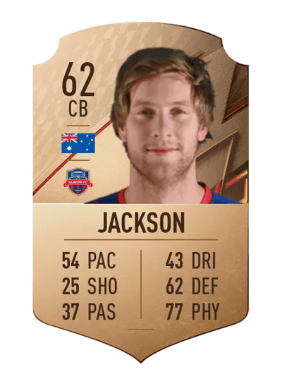 Lachlan Jackson Rare 62 OVR