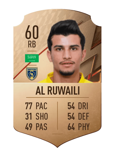 Hamdan Al Ruwaili Rare 60 OVR