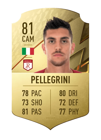 Lorenzo Pellegrini Rare 81 OVR