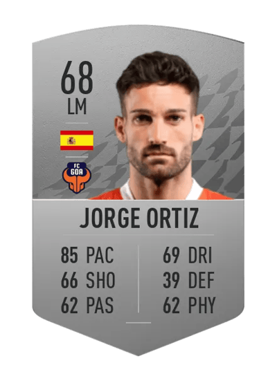 Jorge Ortiz Common 68 OVR