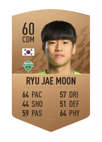 Ryu Jae Moon Common 60 OVR