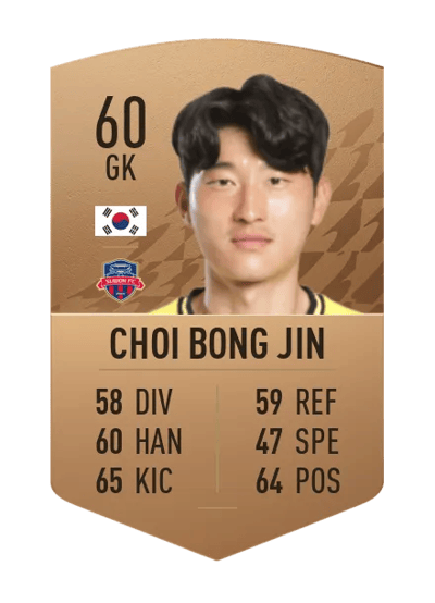 Choi Bong Jin Common 60 OVR