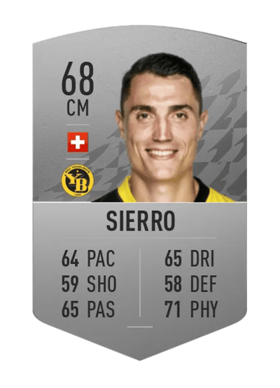 Vincent Sierro Common 68 OVR